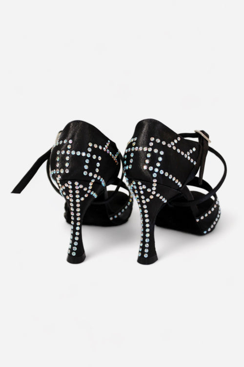 BLACK PEARL LATIN SHOES