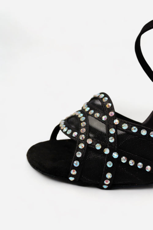 BLACK PEARL LATIN SHOES