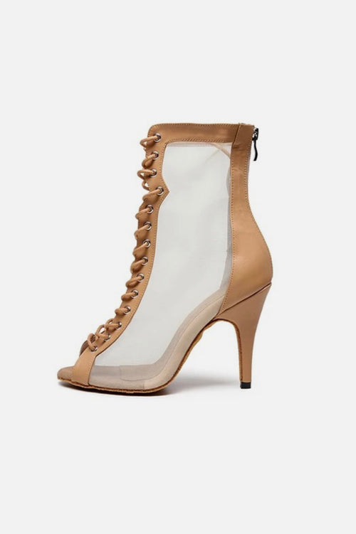NUDE DANCE BOOTS