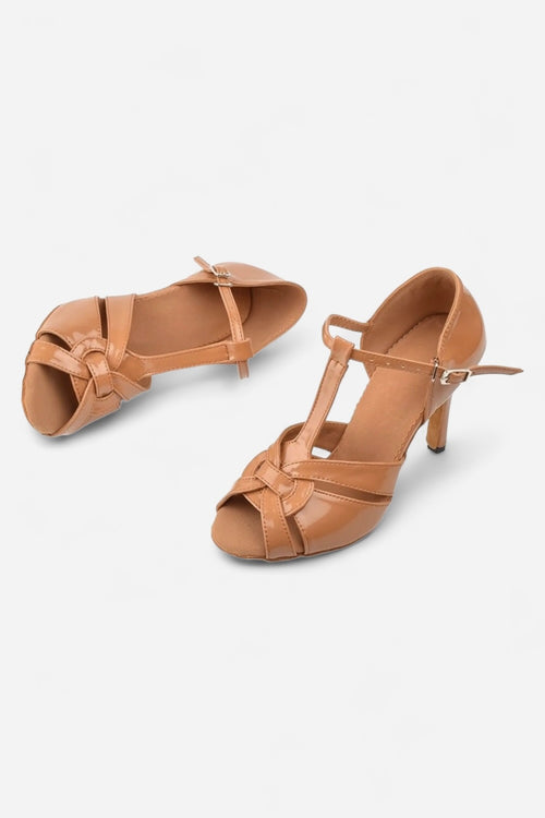 CARAMEL LATIN SHOES